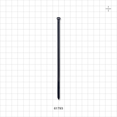 General Purpose TY-Rap Non-Reopening Cable Tie, Black - 5.5 inch (139.7 mm); 133N (30 lbs) Breaking Strength - 61793