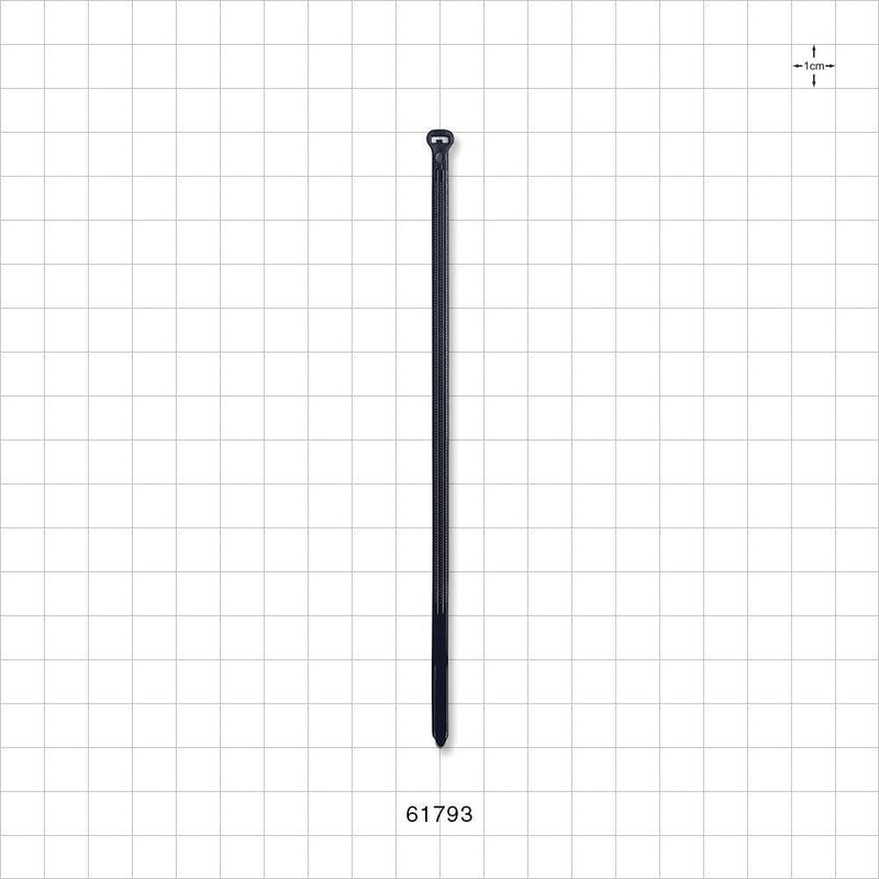 General Purpose TY-Rap Non-Reopening Cable Tie, Black - 5.5 inch (139.7 mm); 133N (30 lbs) Breaking Strength - 61793