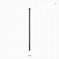 General Purpose TY-Rap Non-Reopening Cable Tie, Black - 7.31 inch (185.67 mm); 222N (50 lbs) Breaking Strength - 61794