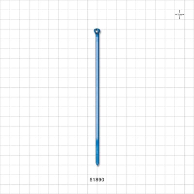 General Purpose TY-Rap Non-Reopening Cable Tie, Blue - 5.3 inch (137 mm); 133N (30 lbs) Breaking Strength - 61890