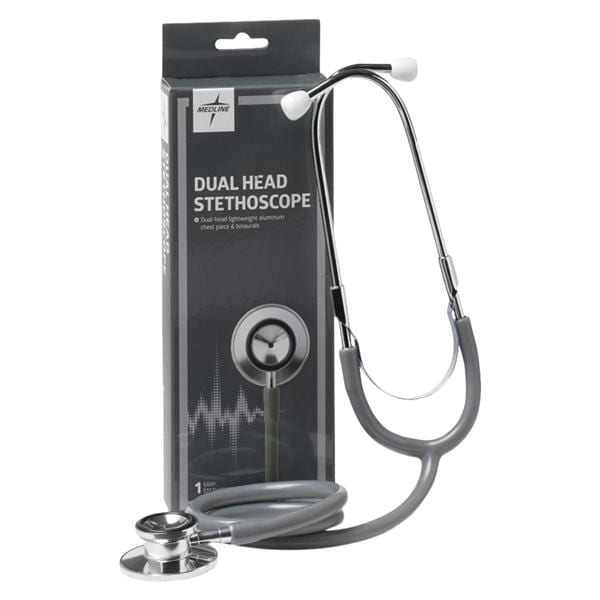 Medline Industries Inc -Stethoscope Reusable Gray Each MDS926202