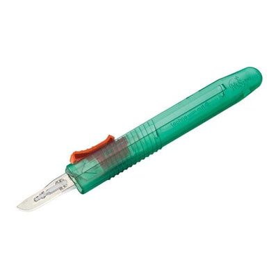 Myco Medical Supplies -Technocut Plus Disposable Safety Scalpel #20 Stainless Steel Sterile 6008TR-20