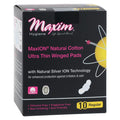Maxim Hygiene Products Maxion Sanitary Pad Chlorine Free Ultra Thin Regular Wng White Disposable 10/Pk, 12 PK/CA - 1-231110-1