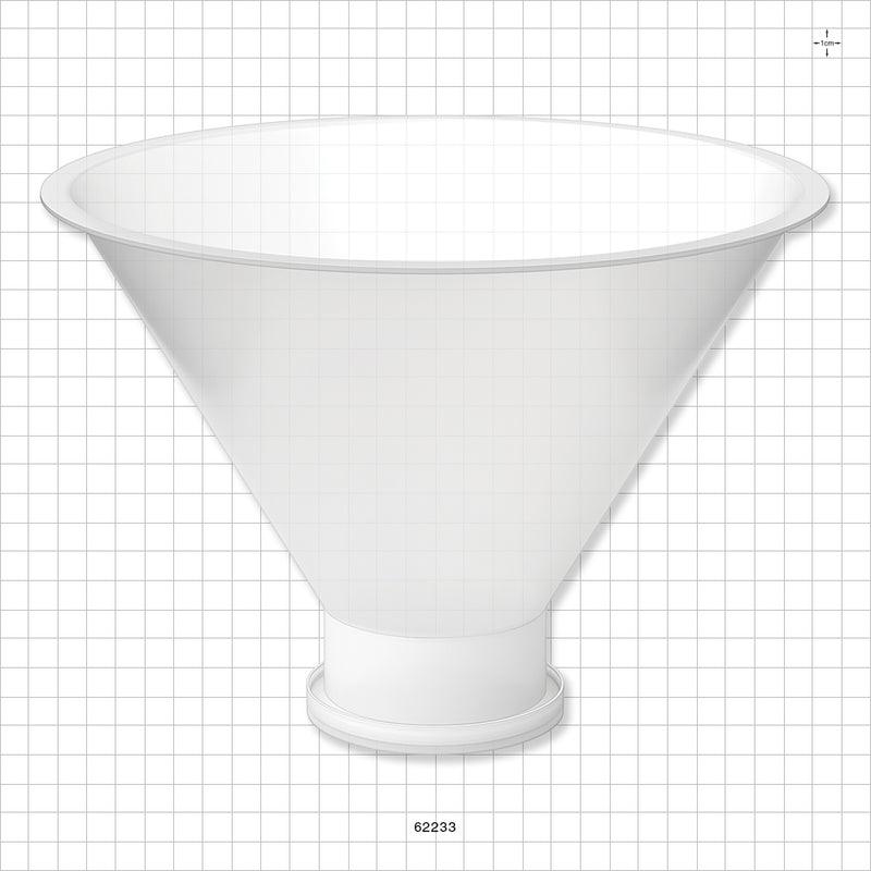 Funnel, Sanitary Flange - 10 inch Funnel (254 mm) x 3 inch Flange - 62233