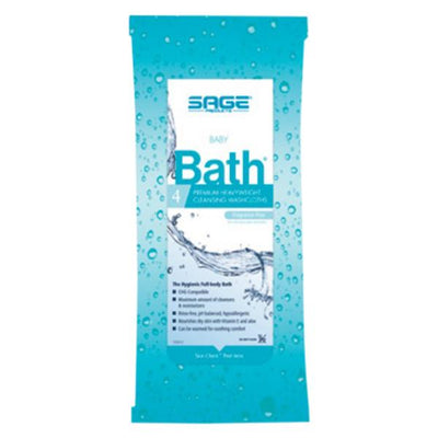 Stryker Sales Corporation Comfort Bath Wash Baby Fragrance Free 110x4/Case - 7907
