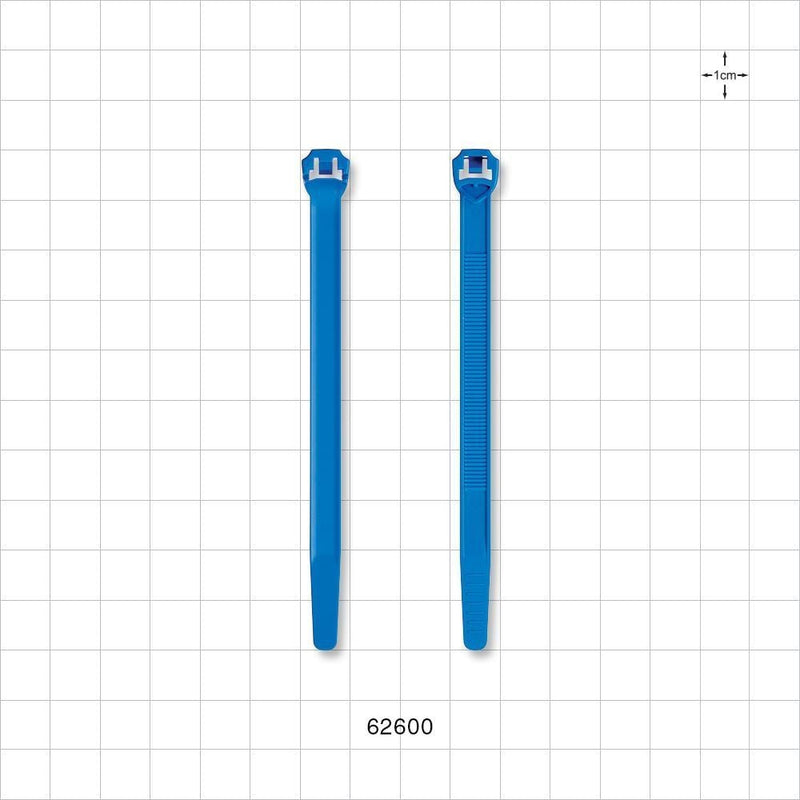 Pharma+™ Tubing Retainer, Blue - Fits 1/4 inch - 7/16 inch OD Tubing (0.25 - 0.438 inch, 6.35 - 11.11 mm) - 62600