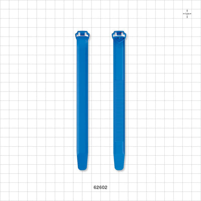 Pharma+™ Tubing Retainer, Blue - Fits 5/8 inch - 1 1/8 inch OD Tubing (0.625 inch - 1.125 inch, 15.88 mm - 28.58 mm) - 62602