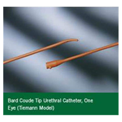 Bard Medical Division Intermittent Catheter Coude Olive Tip Red Rubber Latex 20Fr - 010120