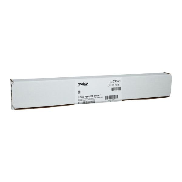 Graham-Field Drain Penrose Polyisoprene Rubber 18x5/8" Flat Tip Non-Sterile 25/Bx - 3953 5/8