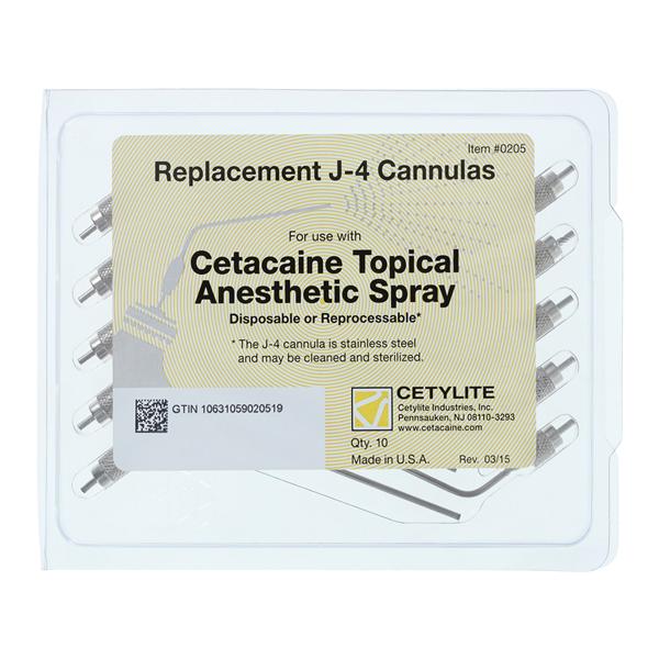 Cetylite Industries Inc Cetylite Cannulas Topical Anesthetic Spray 10/Package - 0205