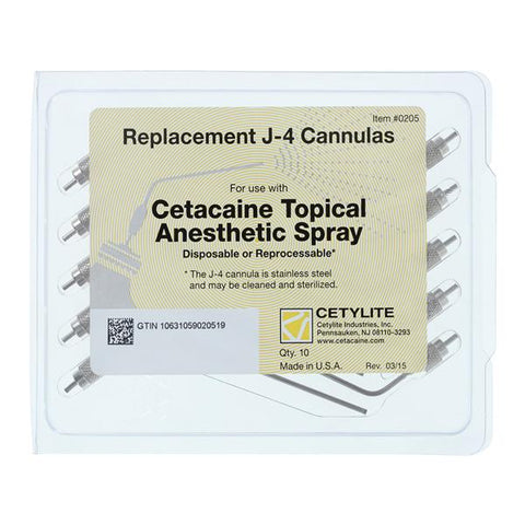 Cetylite Industries Inc Cetylite Cannulas Topical Anesthetic Spray 10/Package - 0205