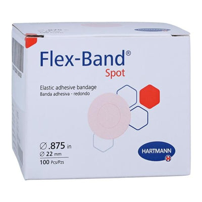 Hartmann USA -Flex-Band Spot Bandage Fabric 7/8" Flesh Sterile 100/Box, 24 BX/CA 46110001