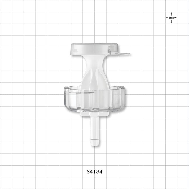 Opta SFT-D Connector, Female, Small Body, Barbed - Fits 1/4 inch ID Tubing (0.25 inch, 6.35 mm) - 64134