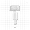 Opta SFT-D Connector, Male, Small Body, Barbed - Fits 1/2 inch ID Tubing (0.5 inch, 12.7 mm) - 64137