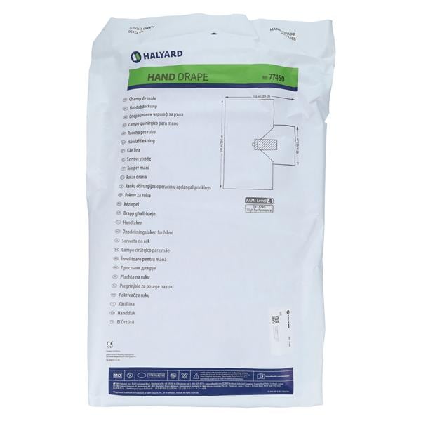 O & M Halyard -114x142" Sterile Surgical Drape 3cm Fenestrated 77450