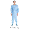 O & M Halyard Isolation Gown Lightweight SMS X-Large Yellow 100/Ca - 54101