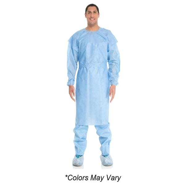 O & M Halyard Isolation Gown Lightweight SMS X-Large Yellow 100/Ca - 54101