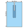 O & M Halyard -KC100 80x124" Sterile Surgical Drape Fenestrated 89532
