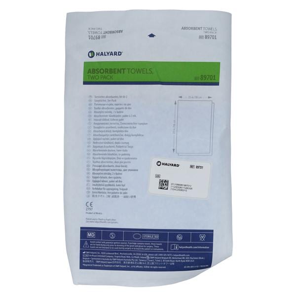 O & M Halyard -Towel Surgical White Sterile Disposable 89701