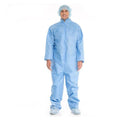 O & M Halyard Protective Coverall 3 Layer SMS X-Large Blue 24/Ca - 75641