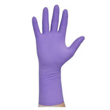O & M Halyard -Purple Nitrile Nitrile Exam Gloves X-Large Purple Non-Sterile 50604