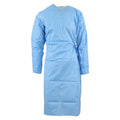 O & M Halyard Evolution 4 Surgical Gown SMS Fabric Standard / Large Blue/Yellow Neckband 36/Ca - 90018