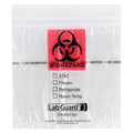 Medegen Medical Products, LLC -Transport Bag 6x6" Clear/Black/Red Zipper Closure LLDPE Film 1000/CASE 49-91
