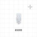 Male Luer Lock Connector - 0.323 inch - 0.303 inch ID/0.385 inch - 0.394 inch OD (8.2 mm - 7.7 mm/9.8 mm - 10 mm) - 65099
