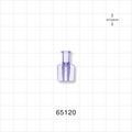 Female Luer Lock, Tubing Port, Clear - 0.11 inch ID (2.82mm) - 65120