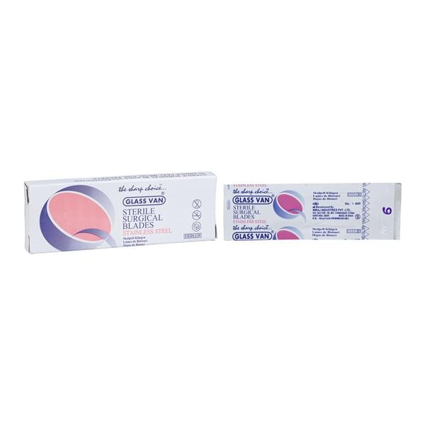 Myco Medical Supplies -Glassvan Carbon Steel Sterile Chisel Blade #9 2003-09