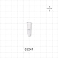 Female Luer Lock, Tubing Port, Clear - 0.097 inch - 0.088 inch ID (2.46 mm - 2.24 mm) - 65241