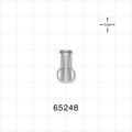 Female Luer Lock, Tubing Port, Clear - 0.165 inch - 0159 inch ID (4.19 mm - 4.04 mm) - 65248