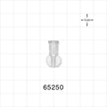 Female Luer Lock, Tubing Port, Clear - 0.096 inch - 0.089 inch ID (2.44 mm - 2.26 mm) - 65250