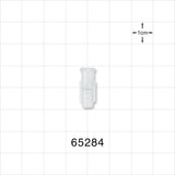 Female Luer Lock, Tubing Port, Clear - 0.156 inch - 0.143 inch ID (3.96 mm - 3.63 mm); 0.105 inch Thru Hole (2.67 mm) - 65284