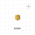 Male Luer Cap, Non-Vented, Yellow -  - 65304