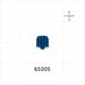 Male Luer Cap, Non-Vented, Dark Blue -  - 65305