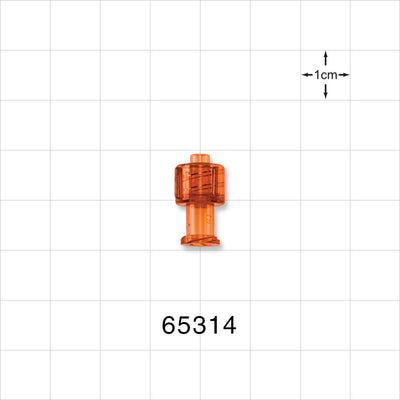 Double Dead-Ender Cap, Vented, Orange -  - 65314