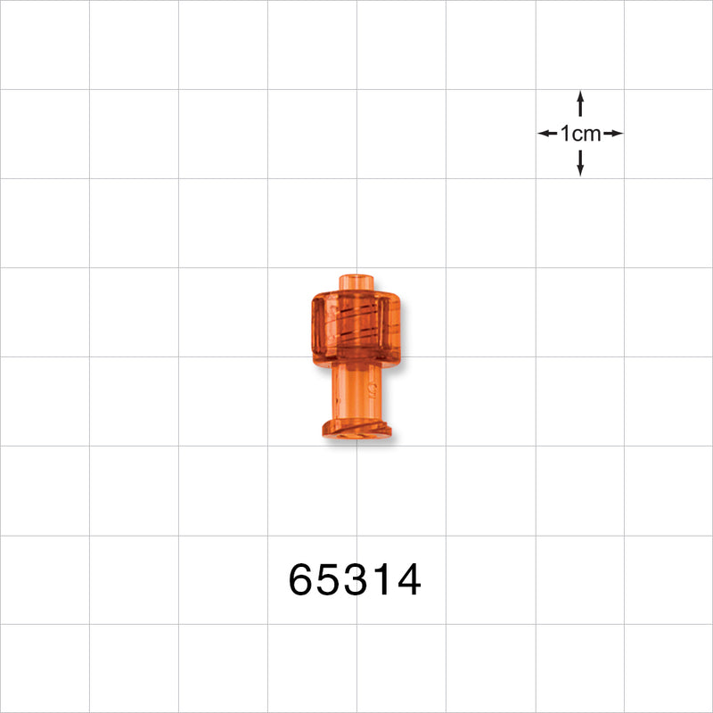 Double Dead-Ender Cap, Vented, Orange -  - 65314