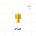 Female Luer Cap, Non-Vented, Yellow -  - 65317