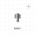 Female Luer Cap, Non-Vented, Gray -  - 65321