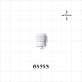 Male Luer Cap, Non-Vented, White -  - 65353