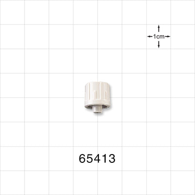 Male Luer Cap, Vented, White -  - 65413