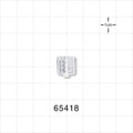 Male Luer Cap, Non-Vented, Clear -  - 65418