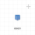 Male Luer Cap, Non-Vented, Blue -  - 65421