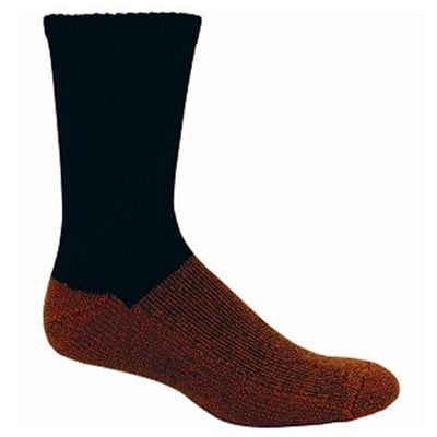 Renfro Corporation -Copper Sole Premium Compression Socks Crew Length XL Men 12-14 Black CSCU-2126-BX