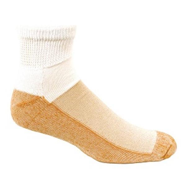 Renfro Corporation -Copper Sole Premium Compression Socks Ankle XL Men 12-14 White CSCU-2051-WX