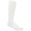 Renfro Corporation -Dr. Scholls Coolmax Compression Socks Ankle Crew Length Closed Toe Men White DSM-7020-WM1