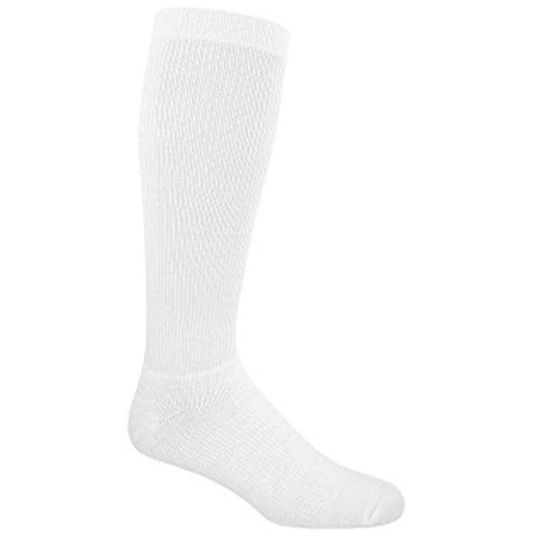 Renfro Corporation -Dr. Scholls Coolmax Compression Socks Ankle Crew Length Closed Toe Men White DSM-7020-WL1