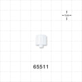Male Luer Cap, Non-Vented, White -  - 65511