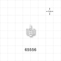 Male Luer Lock, Barbed, Clear - Fits 1/16 inch ID Tubing (0.063 inch, 1.59 mm) - 65556